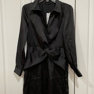 New black shirt dress